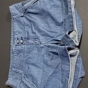 Gap Jean Cuffed Shorts With Double Button Fly Size 14